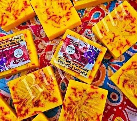 Saffron%20Goat%20Milk%20soap.%20Handmade%20Foaming%20Soaps%20100%20gm%20Premium%20-%20Image%202