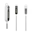 Electronic Digital Bbq Thermometer -50 To 300'C Instant Read Oven Thermometer Tools Probe Household Thermometer With Long Probe - Thermometer. 