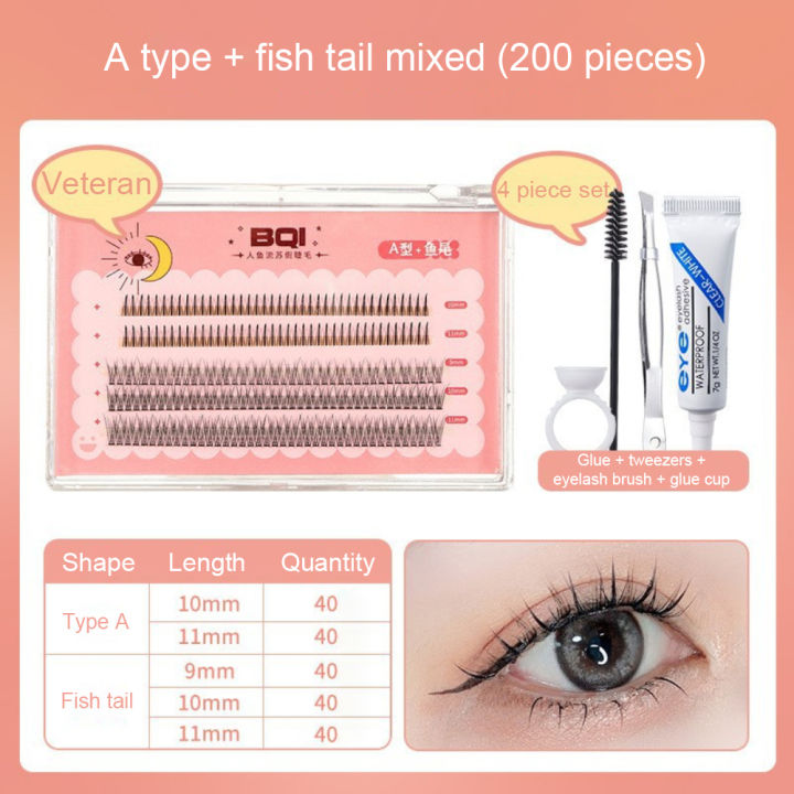 False%20Eyelashes%20Natural%20Single-cluster%20Eyelashes%203d%20Mink%20Lashes%20Soft%20Eyelash%20Extension%20Makeup%20Kit%20-%20Image%208