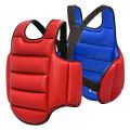 Taekwondo Reversible Chest Guard Body Protector Vest Martial Arts Rib Shield Armour Training Uniform For Karate Judo Kickboxing.