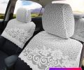 Car seat covers lace gulps half seat cover 1 set - white (universal).
