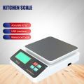 Fully waterproof 5000G/1G rechargeable kitchen scale, coffee scale, high sensitivity and precision baking tool Simple Fidelity design.