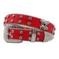 Luxury Men Women Western Cowboy With Diamond Bing Bing Rhinestone Belt Disco E Girls For Jeans Punk Rock Crystal Studded Belt.
