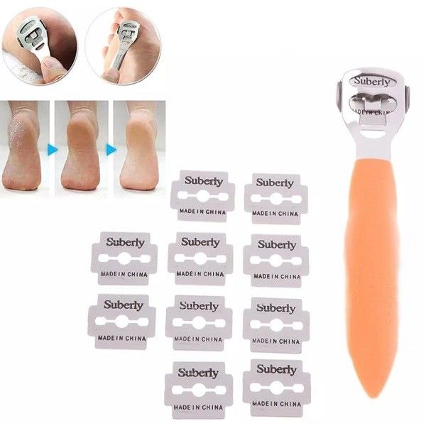 10pcs%20Blade%20Including%20Foot%20Cleaner%20&%20Care%20Accessories%20Foot%20Scraper%20Cardboard%20Pack%20+%20Blade%20-%20Image%205