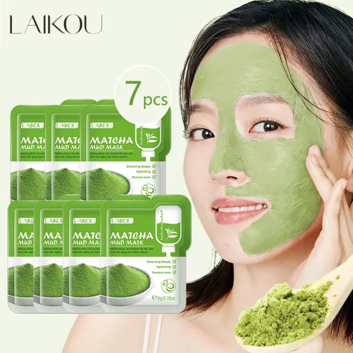 Laikou%20Matcha%20Green%20Clay%20Mud%20Face%20Mask%20-%207pcs%20-%20Image%203