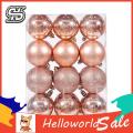 HelloWorld Christ Baubles Smooth Surfe X Hang Shiny Balls Photography Prop.