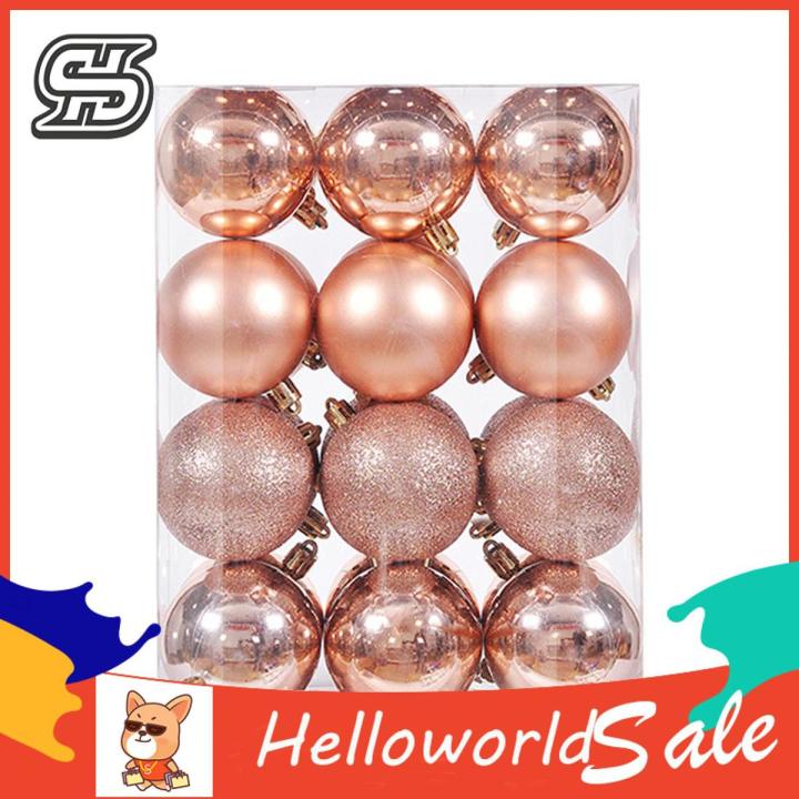 HelloWorld Christ Baubles Smooth Surfe X Hang Shiny Balls Photography Prop