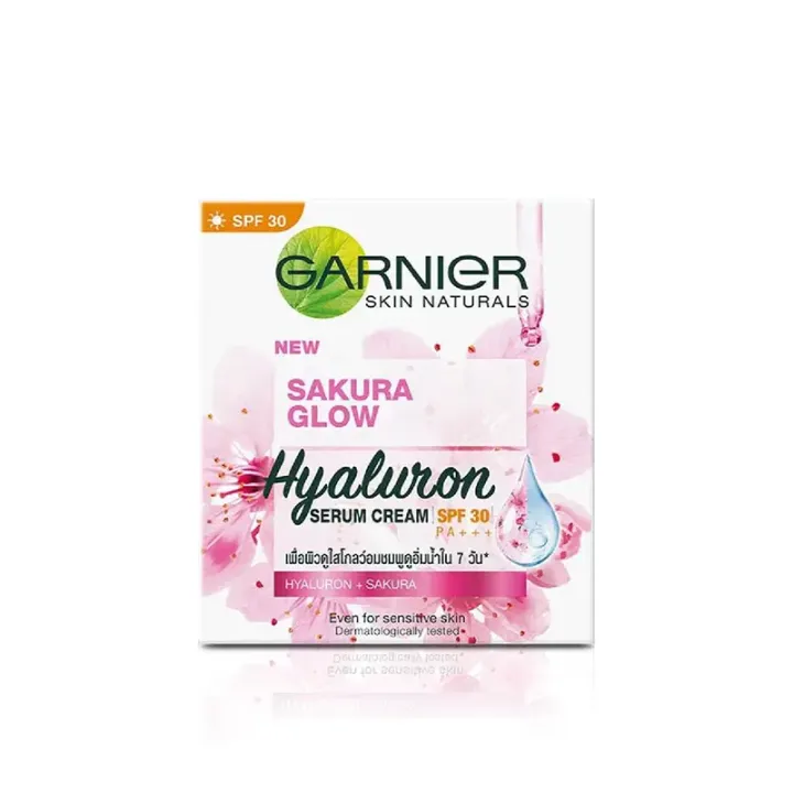 Garnier Sakura Glow Hyaluron Serum Cream (Day) SPF 30 - 50ml