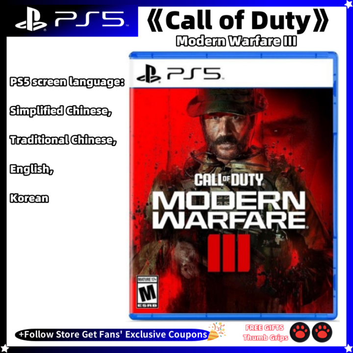 Call of Duty Modern Warfare III 2023 Brand New Sony Genuine Licensed Playstation 5 PS5 Game CD Game Card Ps5 Games