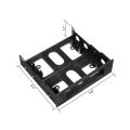 3X 3.5 to 5.25 Hard Drive Drive Bay Front Bay Bracket Adapter,Mount 3.5 Inch Devices in 5.25in Bay. 