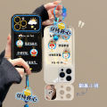 Suitable for Apple 15promax Phone case iphone14/13 Self-Discipline Dora Doll Pendant 12 Flip Mirror x. 