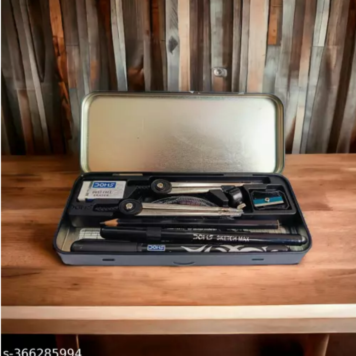 Doms%20Geo%20Tron%20Mathematical%20Drawing%20Instrument%20Box(free%201%20Ball%20pen%20and%20sign%20pen)%20-%20Image%203