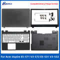 New laptop case LCD back cover/front bezel/palmrest/bottom case for Acer Aspire E5-571 E5-571G V3-572 V3-572G E5-531.