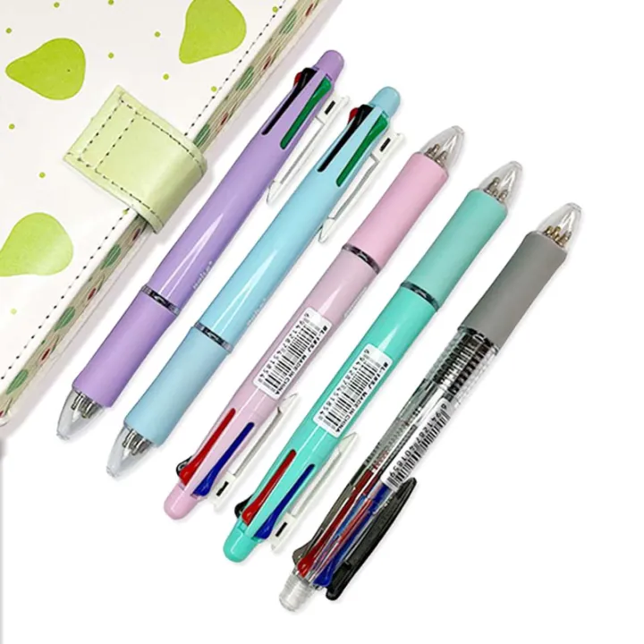 New%205%20In%201%20Multicolor%20Ballpoint%20Pen%20Creative%204%20Color%20Ball%20Pen%20Refill%20and%20Pencil%20Lea%20Layor%20-%20Image%202