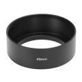 3 Pcs 49mm Mount Standard Metal Lens Hood for.