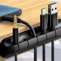 1pcs 5 Clips Cable Holder Self Adhesive Cable Clips Cord Holder Organizer for Home and Office Desk Organization. 