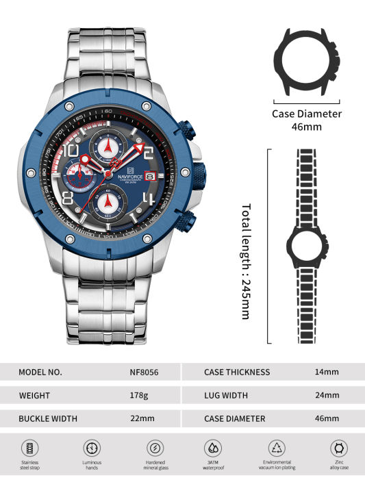 NAVIFORCE%20NF8056%20Stylish%20and%20Trendy%20Men%E2%80%99s%20Watch%20Waterproof%20Luminous%20Multi-Functional%20Quartz%20Watch%20for%20Men%20-%20Image%204