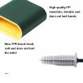 Wall Mounted Detachable Water Tight Silicone Toilet Brush,Which Can Be Installed In Combination.