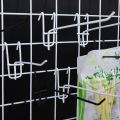 Strong Load Bearing Hardware Fitting Supermarket Shelf Hook Accessories Mesh Grid Iron Wire Hooks Jewelry Hole Board Storage Tool.