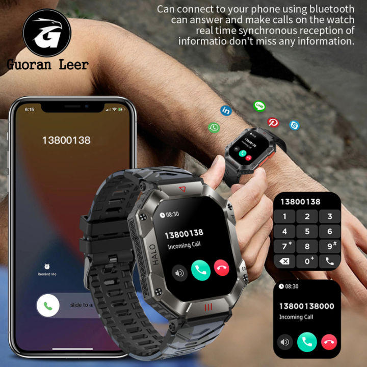 KR80 Smart Watch Fitness Tracker Smartwatches Heart Rate Blood Oxygen Blood  Pressure Sleeping Monitor Waterproof With Screen Smart Watch For 