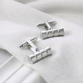 Men's Cylindrical French Cufflinks Pair Set (1 Pair).
