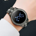 Beautiful Diamond Touch Screen Watch For Girls - Watch.