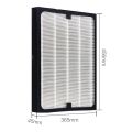 ZOROOM 2Pcs True HEPA Filter for Blueair 200/300 Series Particle Filter Models 201, 203, 203 Slim, 205, 210B, 215B, 250E, 270E. 