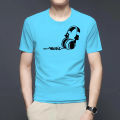 Headphone  design Best Quality Casual গেঞ্জি ছেলেদের Trendy t- shirt | Half Sleeve genji for man. 