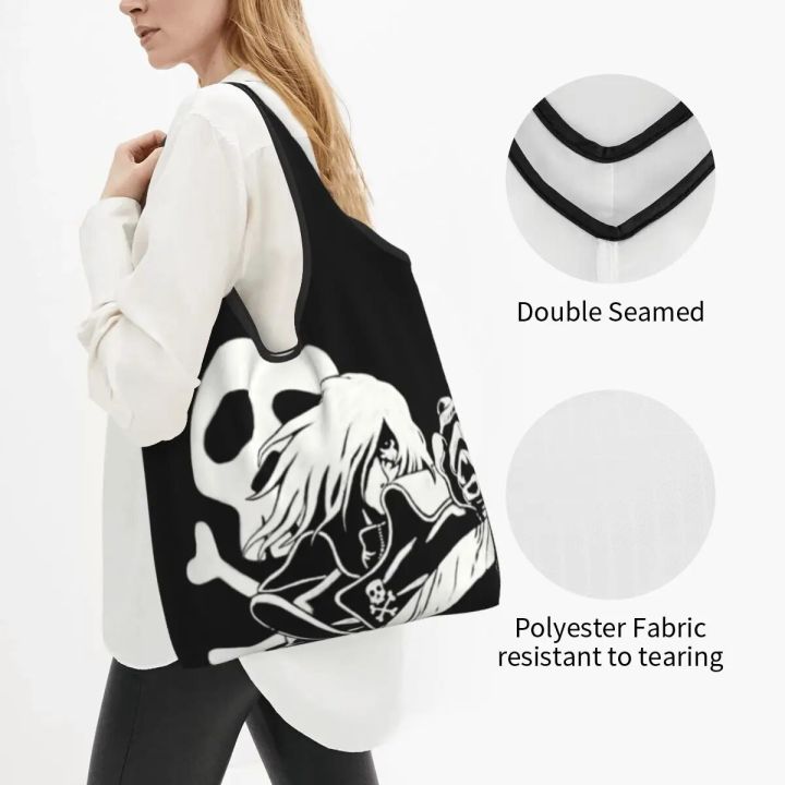 Custom%20Space%20Pirate%20Captain%20Harlock%20Shopping%20Bag%20Women%20Portable%20Large%20Capacity%20Grocery%20Japan%20Anime%20Manga%20Tote%20Shopper%20Bags%20-%20Image%202