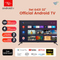 itel G321 32" Smart Android TV, 1 GB Ram 8GB Rom, Official Android 9.0, Full HD 1080x1920. 