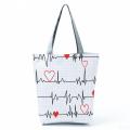 Fashion Tote Customized Cartoon Dentist Nurse Shoulder Bag Eco Reusable Shopping Bag Ladies Handbags for Women Casual Portable.