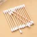 100Pcs Flexible Wood Cotton Buds. 