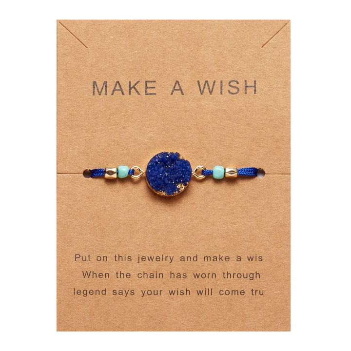 Friendship%20Women%20Make%20A%20Crystal%20Natural%20Stone%20Quartz%20Bracelet%20Stars%20Moon%20Gold%20Alloy%20Adjustable%20Paper%20Card%20Bracelet%20-%20Image%206