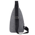 Multifunctional Chest Bag Men's Fashion Trend Oxford Cloth Shoulder Bag Crossbody Bag Casual Sports Chest Bag With Headset Hole.