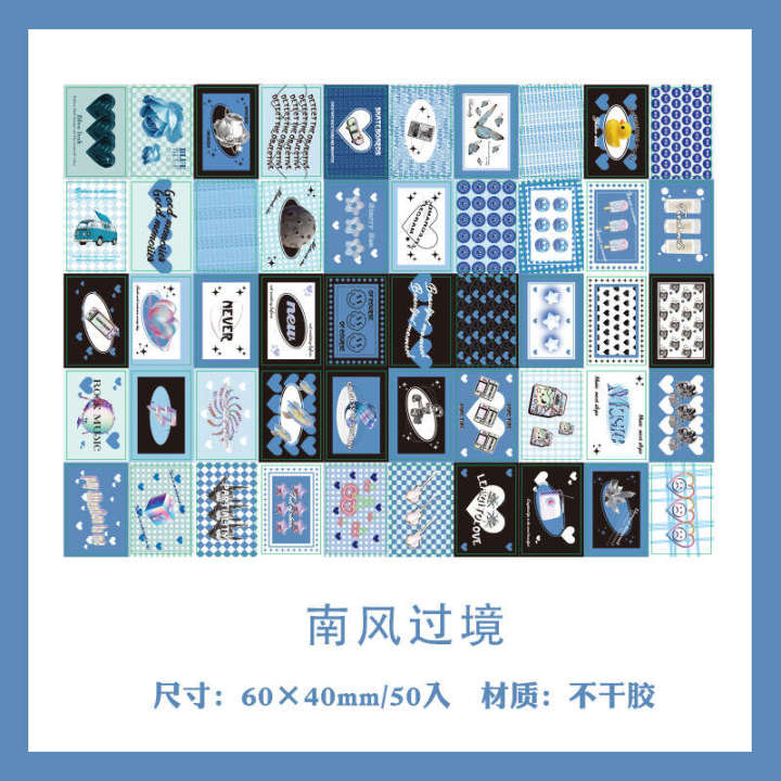 Yuezhen%20Yan%20Xuan%20Mini%20Adhesive%20Sticker%20Book%20for%20Children's%20Cartoon%20Stickers%20Creative%20Handbooks%20Material%20Paper%2050%20sheets%20-%20Image%207