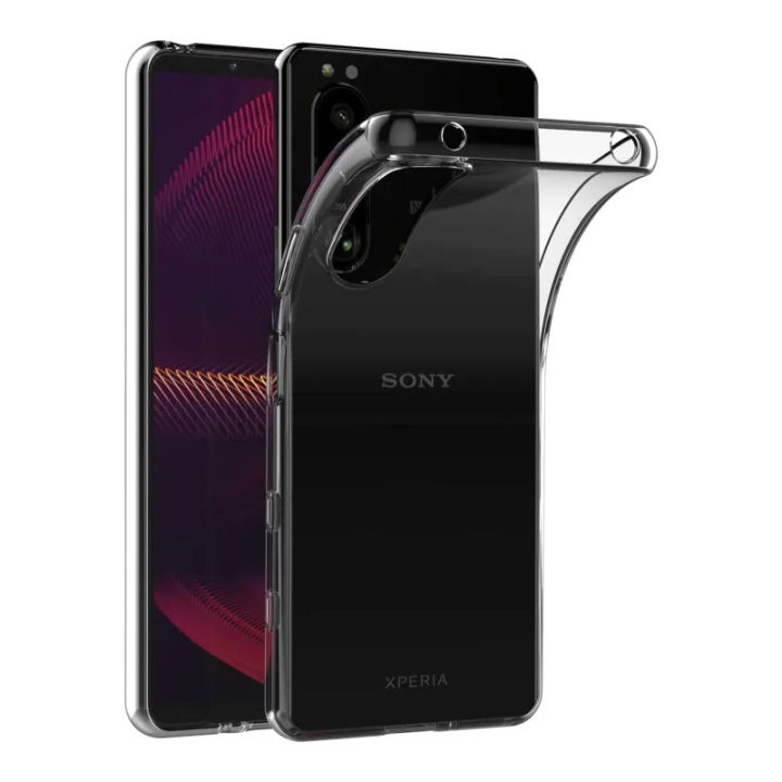 For Sony Xperia 5 III ( Xperia 5 Mark III) Back Cover CRYSTAL CRACK ORIGINAL SOFT CASE CASING CLEAR TPU COVER For Sony Xperia 5 Mark 3 Phone Cases