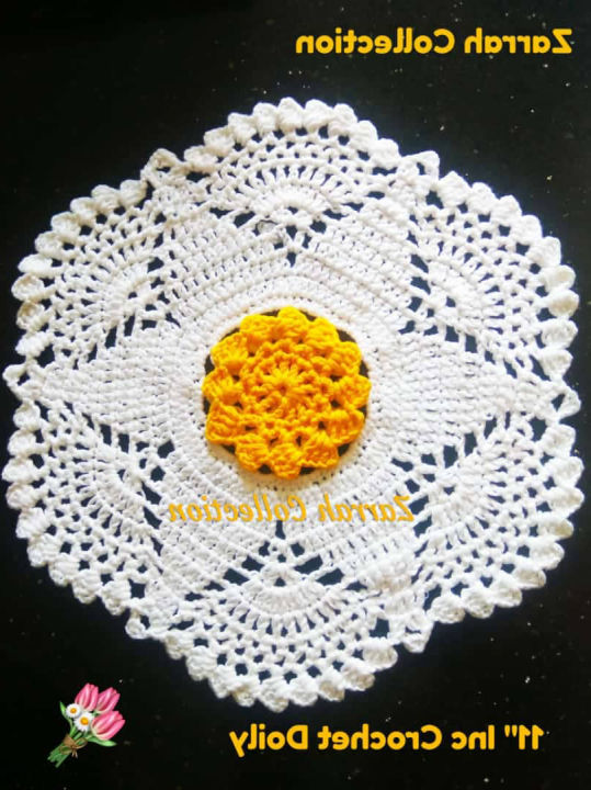 Awesome%20Designed%20Doily%20Handmade%20Crochet%20100%25%20Plate%20Mat%20Round%2011+Inc%20-%20Image%206