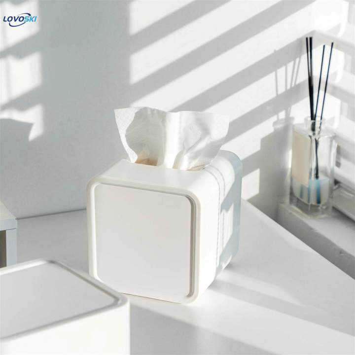 Tissue Box Creative Tabletop Tissue Holder for Bathroom Living Room