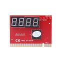 Computer PCI Post Card Motherboard LED 4-digit Diagnostic PC Analyst Test Post Card Plastic Metal High Stability Express Card-red. 