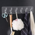 Bathroom Nail-Free Wall Hook Traceless Hooks Wall Hanger Sticker Transparent Sunlight Mall.