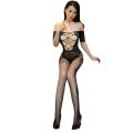 Women Sexy Lingerie Lace Hollow Fishnet Bodystockings Bodysuit Sleepwear.