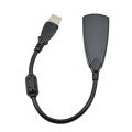 HI SPEED 7.1Channel 3D Virtual USB External Audio Sound Card Headset Microphone Adapter.
