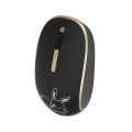 Wireless Type C Mouse, 1200DPI USB Dual Receiver Cute Wireless Mouse for Computer for Office. 
