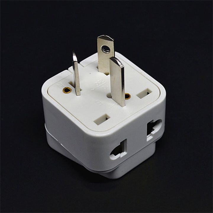 TE 3 pin Chinese Power Plug Adapter Travel Converter Australia UK USA ...
