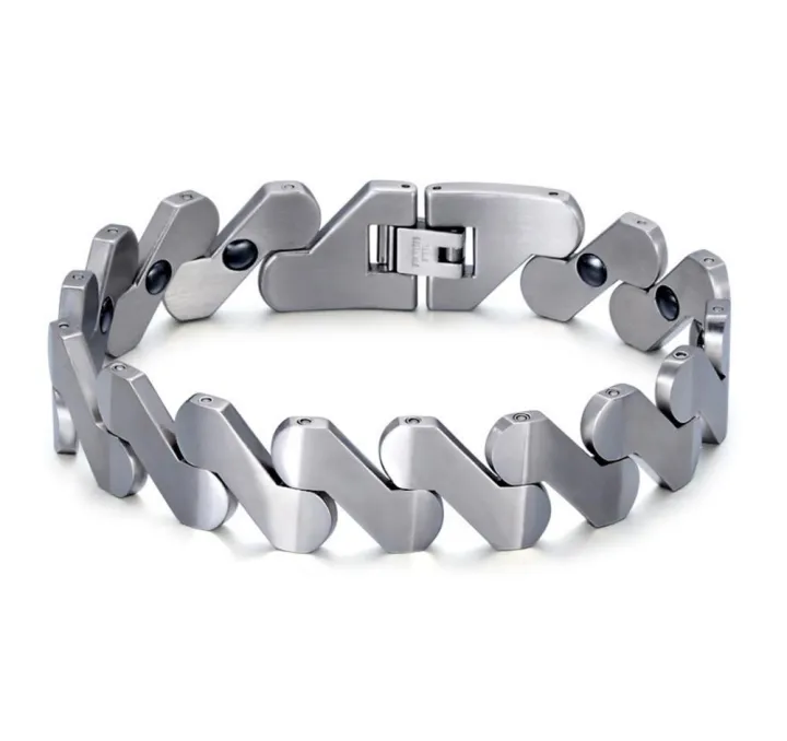Silver%20Stainless%20Steel%20Bracelet%20Bangle%20Cuff%20Belt%20Buckle%20Classic%20-%20Image%204