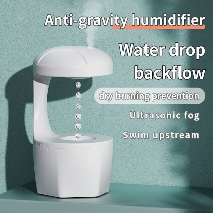antigravity Water Drop humidifier Large capacity Droplet Backflow home office bedroom mini usb desktop air droplets flow back