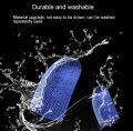 1 Pair Mobile Finger Sleeves - Blue Colour / Sweatproof Gloves for Mobile Gaming Thumb Finger Sleeves - Blue Colour.