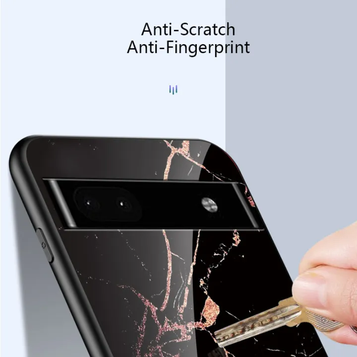 Biruiqu%20For%20Google%20Pixel%206A%20Shockproof%20Fashion%20Marble%20Tempered%20Glass%20Back%20Case%20Cover%20-%20Image%205