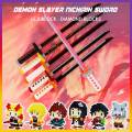 【LEJUBLOCK】Demon Slayer diamond blocks nanoblocks  Building Block Tanjirou Nezuko Zenitsu Inosuke Shinobu Tengen Shinjurou Akaza figure Pressure-relief toys birthday present model:68363. 