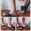 Spring Acupressure and Magnetic Therapy Accu Paduka Slippers for Full Body Blood Circulation Natural Leg Foot Massager Slippers For Men and Women ( Unisex ).